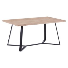 Table Aldwin HM8551.01 with MDF Surface sonama and Metalic Legs 160x90x75cm