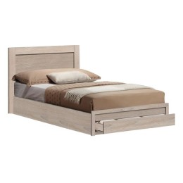 Bed Melany HM323.12 with 1 drawer Sonama 110x190