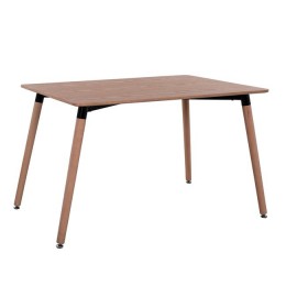 Dining Table 160x90x74,5 cm natural with wooden legs oak HM8697.04