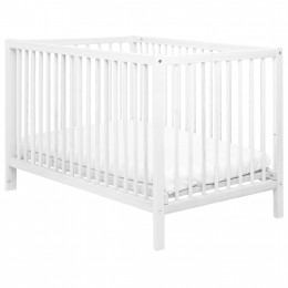 HM9297.02- Baby cradle-bed MIKO, wooden, white, for mattress 140x70cm