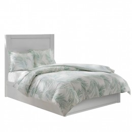 BED MELANY HM346.05 WITH 1 DRAWER- WHITE 90X190 cm.