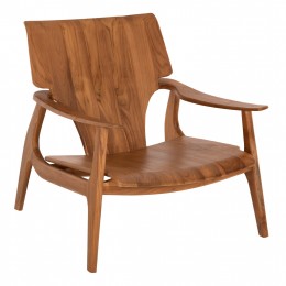 ARMCHAIR HM9551 SOLID TEAK WOOD IN NATURAL COLOR  80x82x76Hcm.