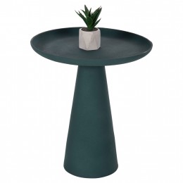 SIDE TABLE DELCON HM4246.03 METAL IN GREEN Φ45x51,5Hcm.
