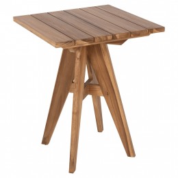 OUTDOOR SQUARE DINING TABLE LEO HM9860.11 TEAK WOOD 60x60x75Hcm.