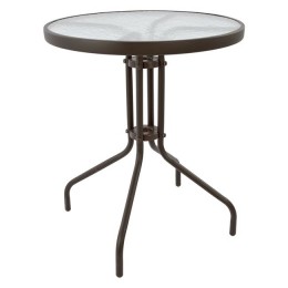 Table Metallic Lima Brown '60x70cm HM5079.02