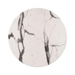 Table Desktop Werzalit '60cm Marble White-Grey 5647 HM5227.11