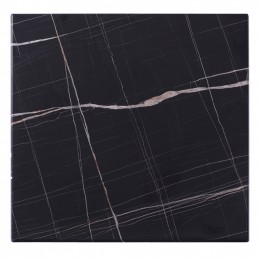 TABLETOP MADE OF WERZALIT SQUARE BLACK MARBLE-LOOK  741 FB95229.13 60x60cm