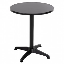OUTDOOR ROUND TABLE GOSS HM5974.01 METALLIC IN BLACK Φ60x70Hcm.