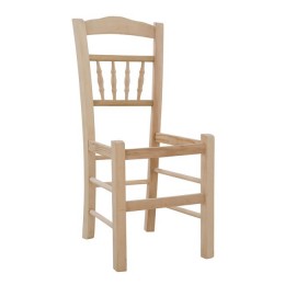 Traditional chair without color frame 41,5x44,5x88,5cm HM8466