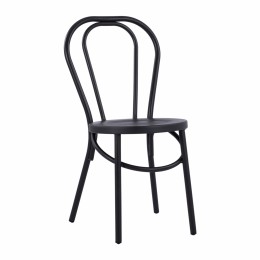 Aluminum chair Vienna Type Black Rusty HM5557.01 42x52x88,5 cm.