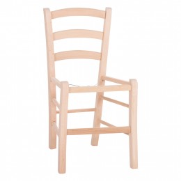 CHAIR PAROS HM5585.01 BEECH WOOD IMPREGNATED IN WALNUT COLOR 40x41x87Hcm.FRAME ONLY