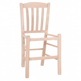 CHAIR MONTE HM5588.02 BEECH WOOD IMPREGNATED-UNPAINTED 40x41x87Hcm.FRAME ONLY