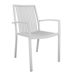 Aluminum armchair White HM5130.01 54,2x59x83,5 cm