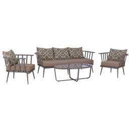 Set 4 pieces Living Room Aluminum HM5271.10 with pillows