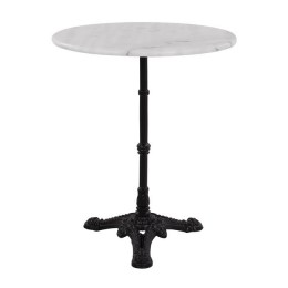 Table with base from cast iron HM5608 with marble Round 60cm