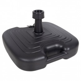 PLASTIC UMBRELLA BASE WITH HANDLE SOLBAS HM6112.02 ANTHRACITE COLOR-FOR POLE 20/38mm 45x11Hcm.