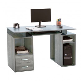 Computer desk Liberion pakoworld grey-oak 120x55x76cm