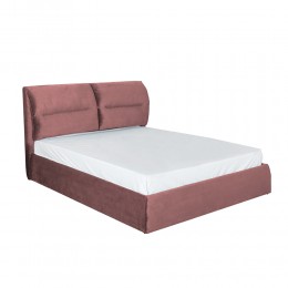 BIZOU BED (FOR MATTRESS 160x200cm) VELVET PUCE E1 PRC
