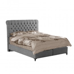 CHESTER BED WITH STORAGE (FOR MATTRESS 160x200cm) CHENILLE GREY 26-936 E1 TR
