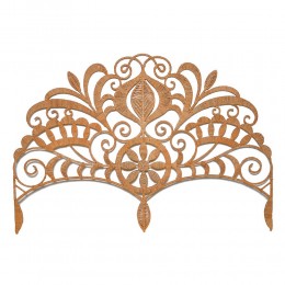 CROCHET HEADBOARD RATTAN NATURAL ID