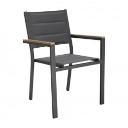 Stackable armchair SANTORINI 57x58x88cm 0990P-38