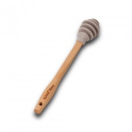NAVA "Misty" silicone honey spoon with wooden handle 16.5cm 10-111-061