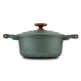NAVA Casserole "Omega" with lid and non-stick coating stone 20cm 10-255-030