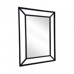 PENDANT MIRROR METAL BLACK 100xH180cm PRC
