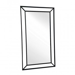 PENDANT MIRROR METAL BLACK 80xH110cm PRC