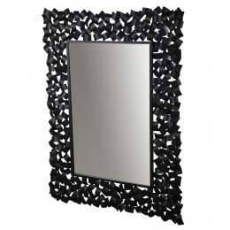 PARTY MIRROR METAL BLACK 100x3xH132cm PRC