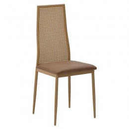 Chair Laspire Inart brown pu-rattan 40x49x96cm