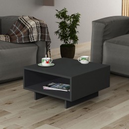 Coffee Table Hola pakoworld in antracite color 60x60x32