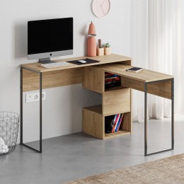 Working foldable desk Badau pakoworld melamine natural 110x37x77cm
