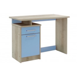 Office table Looney pakoworld with drawers  in castillo-blue colour 100x55x75cm