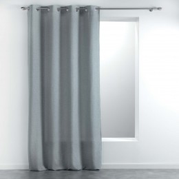 Meliane grey curtain with eyelets 140x280cm 1609261