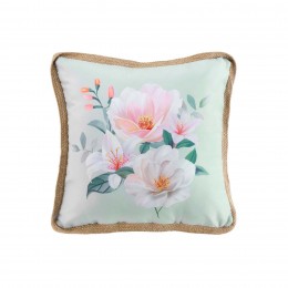 CUSHION WITH PIPING 40 x 40 CM PRINTED POLYESTER+JUTE ALISSIA 1609967