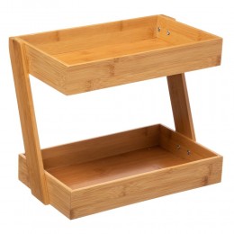 BAMBOO TRAY WITH 2 LEVELS 169186