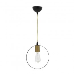 Ceiling lamp Florian pakoworld E27 black-gold D23x66cm