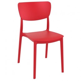 Monna RED chair PP 45x53x82cm 20.0425