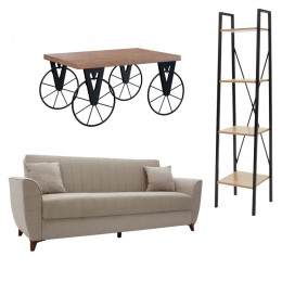 Student's lounge set Living 6 pakoworld 3 pcs