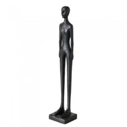 CLEMONT WOMAN STATUE BLACK POLYRESIN 48cm 2039929