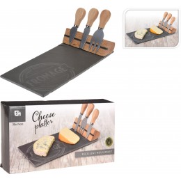 CUTTING BOARD WITH 3 CHEESE CUTTERS 210000170