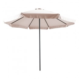 Professional umbrella Nagida pakoworld single piece aluminium D3m beige-anthracite