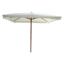 Professional umbrella Vasel pakoworld single piece wooden-beige fabric D3m