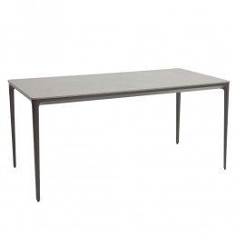 BATON TABLE ALUMINIUM GREY DARK 180x90xH75cm PRC