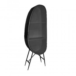 UOVO BOOKCASE METAL BLACK 68x38,8xH201,5cm PRC