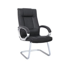 BF6900V Office Visitor Armchair Black Pu