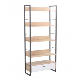 TRILOGY BOOKCASE MELAMINE 70x30xH159cm E1 PRC