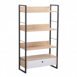 TRILOGY BOOKCASE MELAMINE 70x30xH125cm E1 PRC