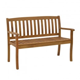 Two-seat bench Jerdu pakoworld acacia wood natural 120x61x67cm